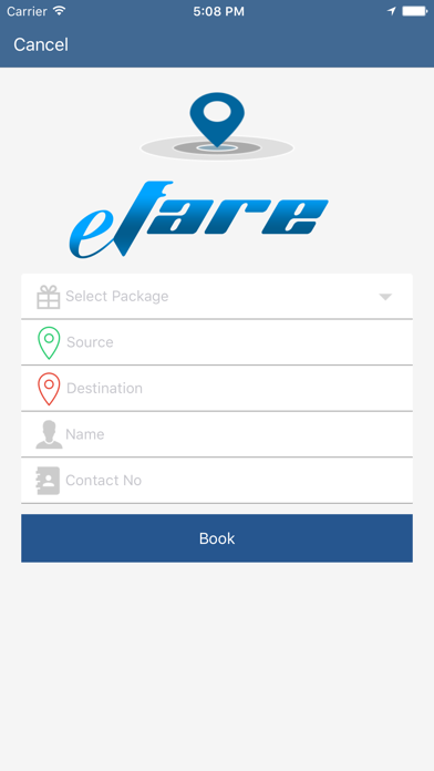 How to cancel & delete E-Fare from iphone & ipad 3
