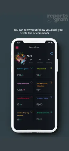 Screenshot 2 Reports+ Pro for Instagram iphone