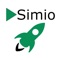Play with the Simio-Spaceship against enemies