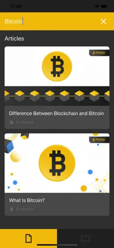 Screenshot 3 Binance Academy iphone