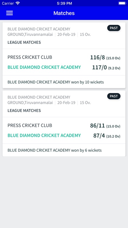 Blue Diamond Cricket Academy screenshot-4