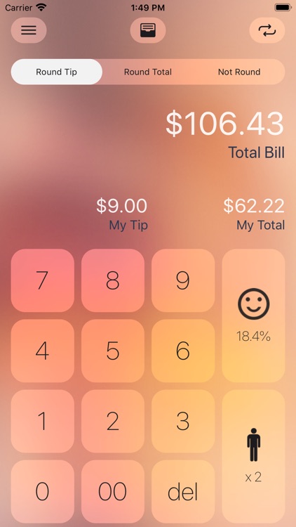 Ez Bill - Tip Calculator screenshot-0