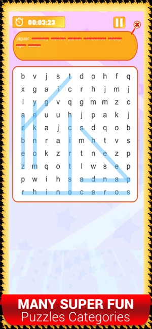 Word Search Puzzles Kids Games(圖2)-速報App