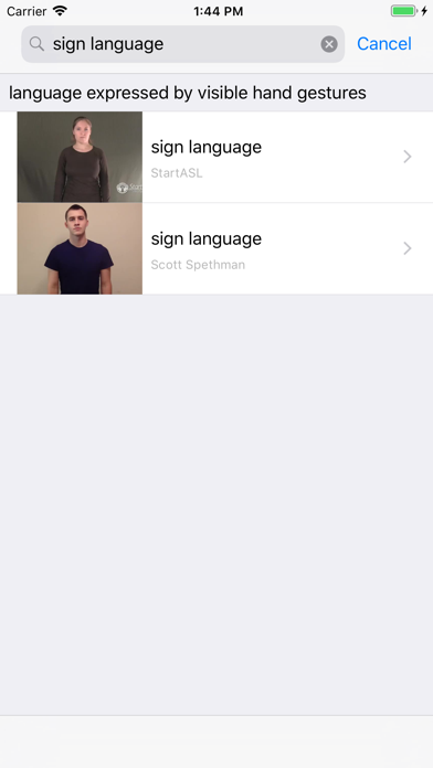 Sign ASL screenshot 2