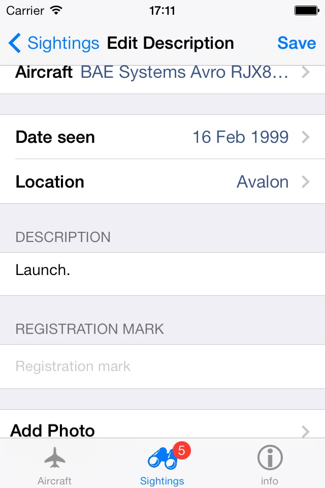 Aircraft ID screenshot 4