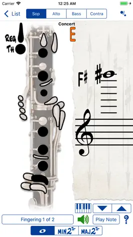Game screenshot Fingering Woodwinds for iPhone hack