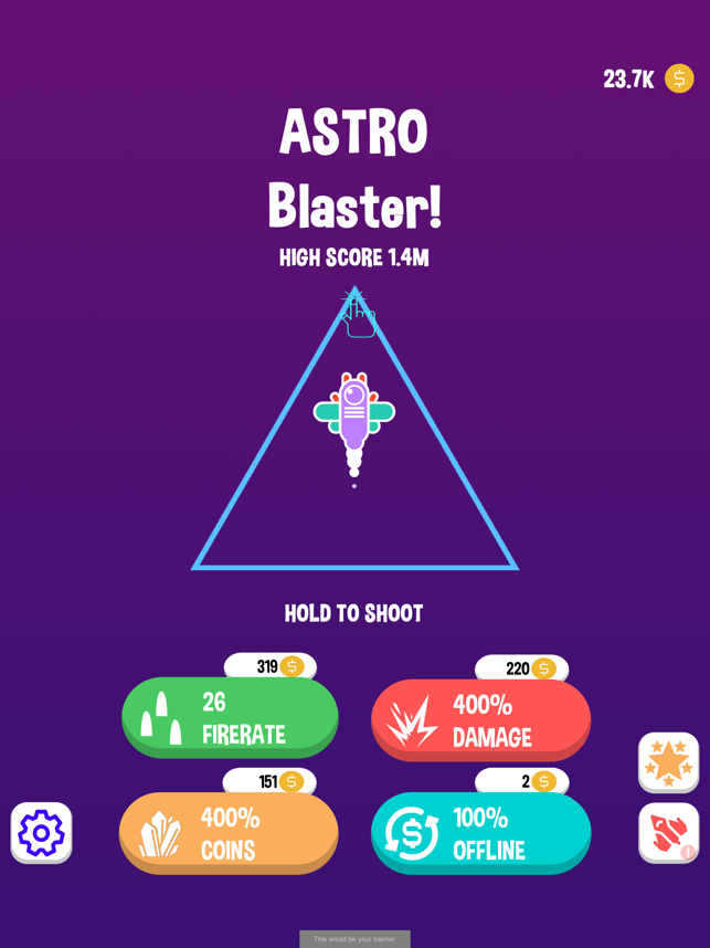 Astro Blaster!, game for IOS
