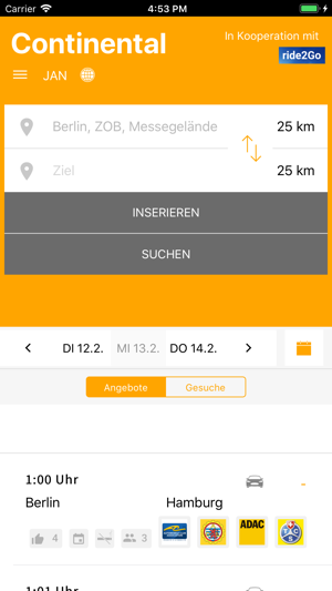 Continental Fahrgemeinschaften(圖1)-速報App