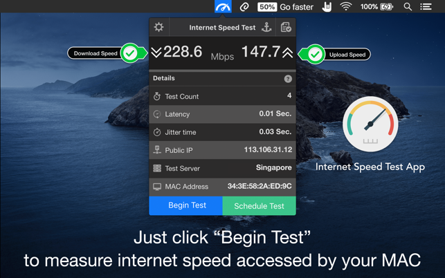 Network Speed App Mac