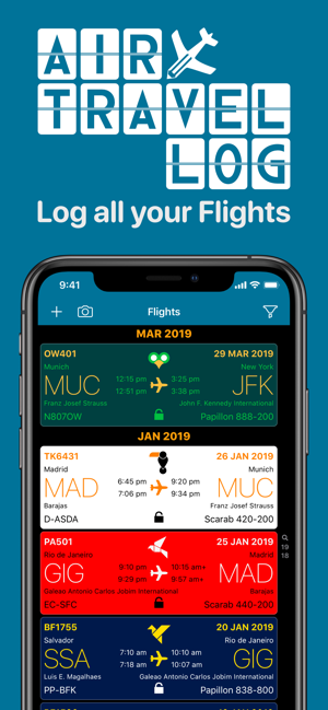 Air Travel Log(圖1)-速報App