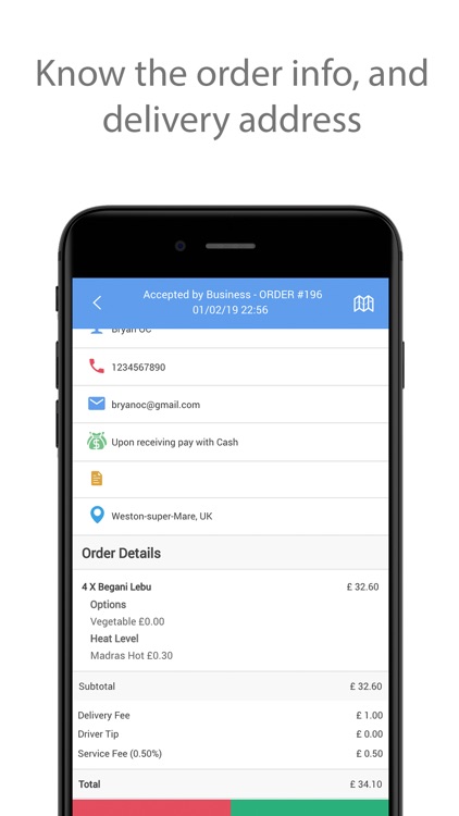 LYL Delivery App