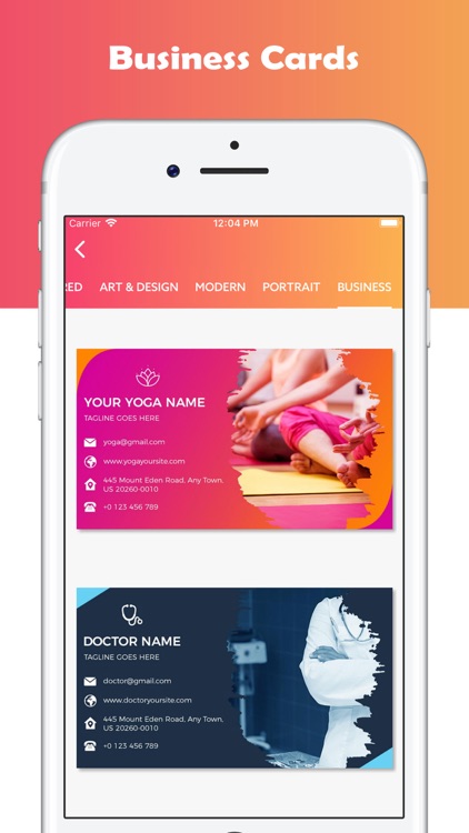 Business Card Maker - Designer
