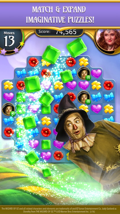 The Wizard of Oz Magic Match 3 screenshot-3