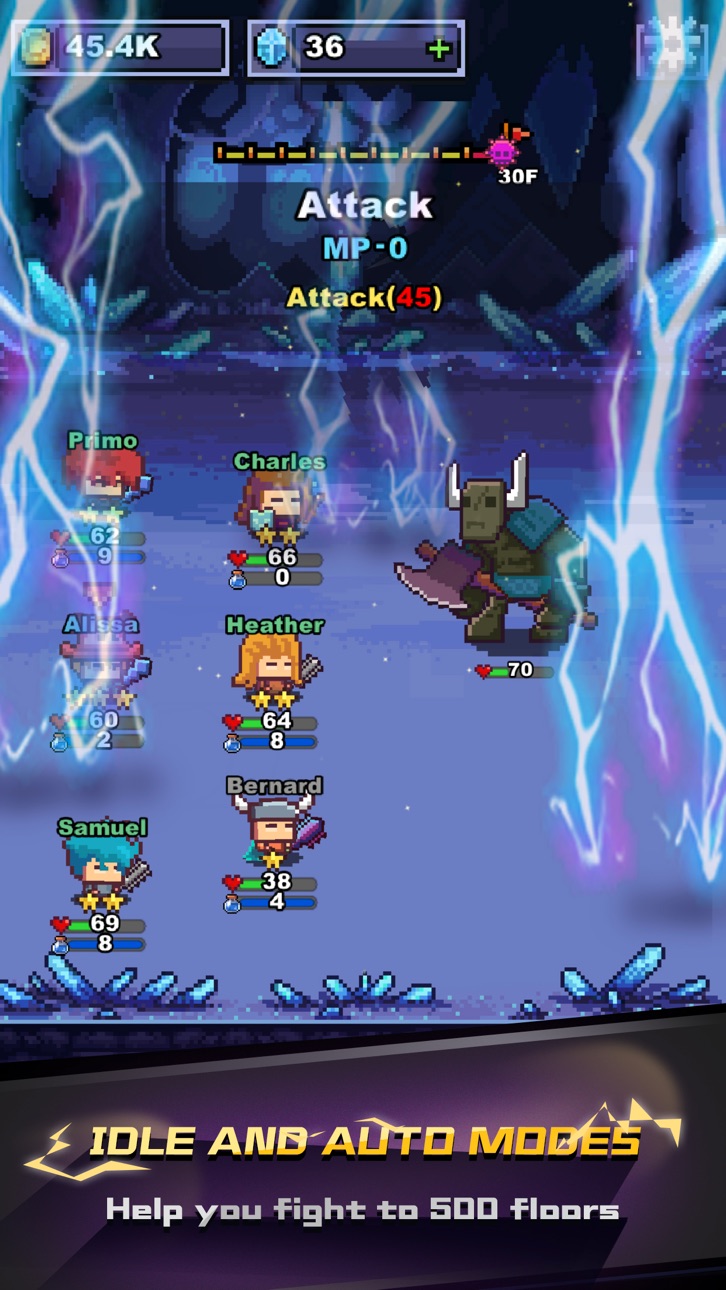 Infinite Knights - Free Hack screenshot 4 - iOS game interface