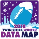 Twin Cities Winter Data Map