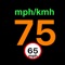 Speed display is a digital speedometer, odometer for the iPhone and iPad