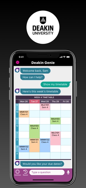 deakin genie app download