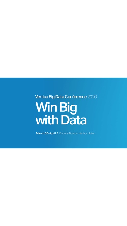 Vertica Big Data Conference