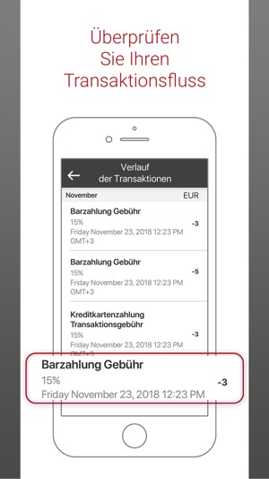 Driver app of Vancab Wien