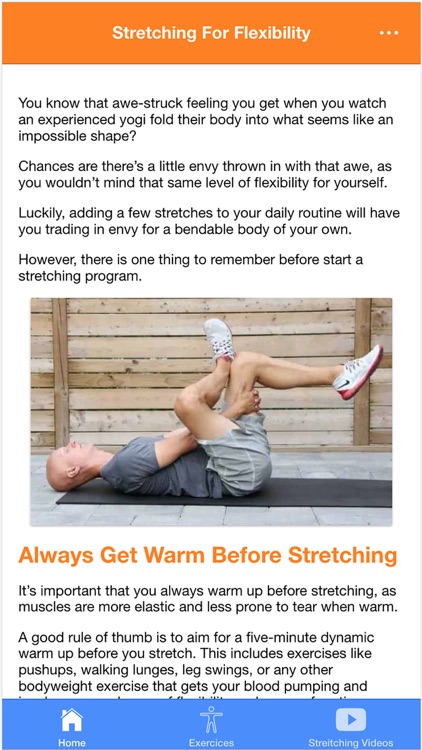 Stretching For Flexibility