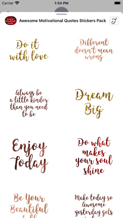 How to cancel & delete Awesome Motivational Quotes Stickers Pack from iphone & ipad 4