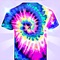 Tie dye shirts summer clothes and beach accessories