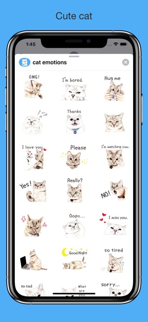 Cat - Emoji and Stickers(圖2)-速報App