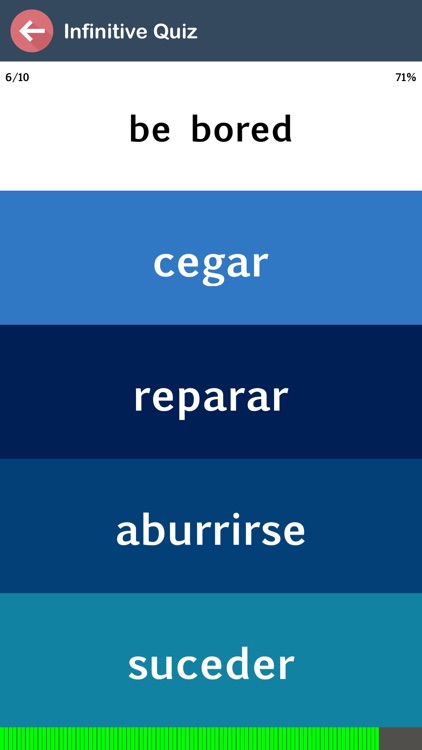 Spanish Verb Blitz screenshot-4