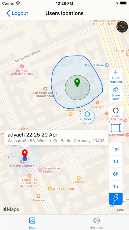 Location family tracker