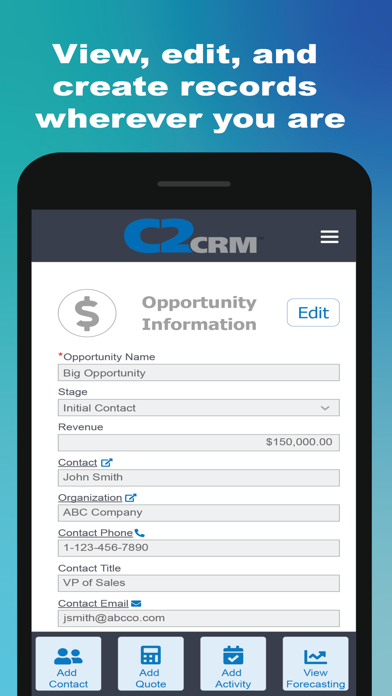How to cancel & delete C2CRM from iphone & ipad 1