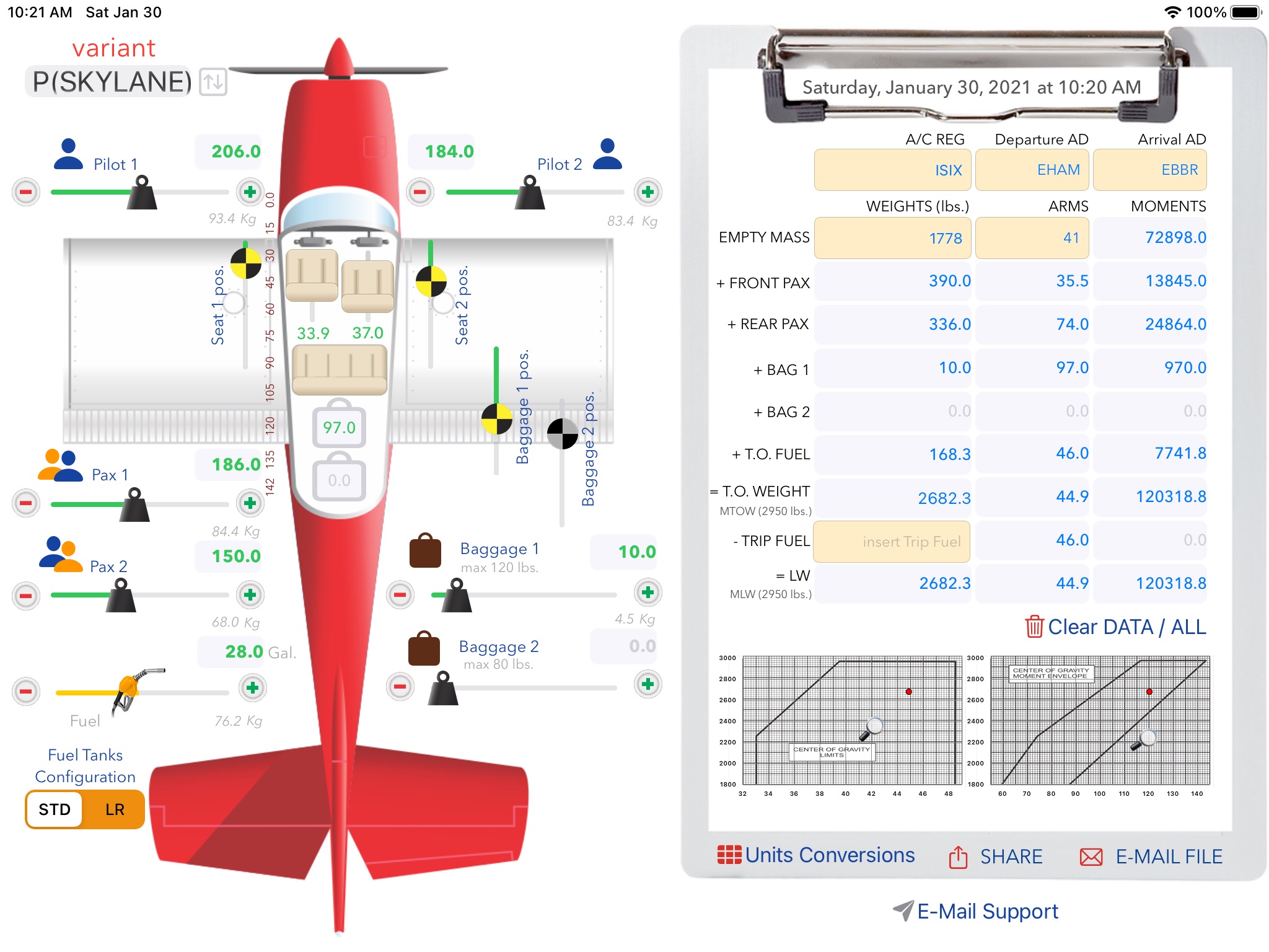 C182 M&B screenshot 3