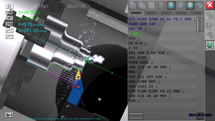 CNC Lathe Simulator screenshot-3