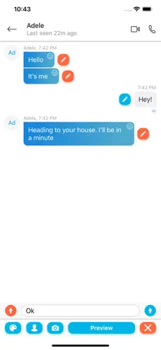 Screenshot 2 Faker 2 - Mensajes Falsos iphone