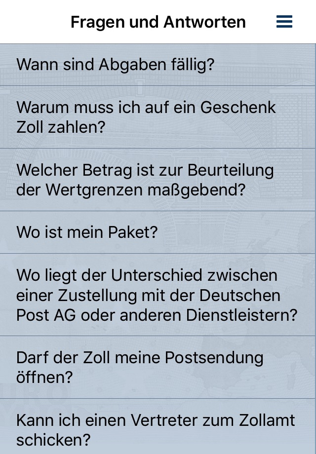 Zoll und Post screenshot 4