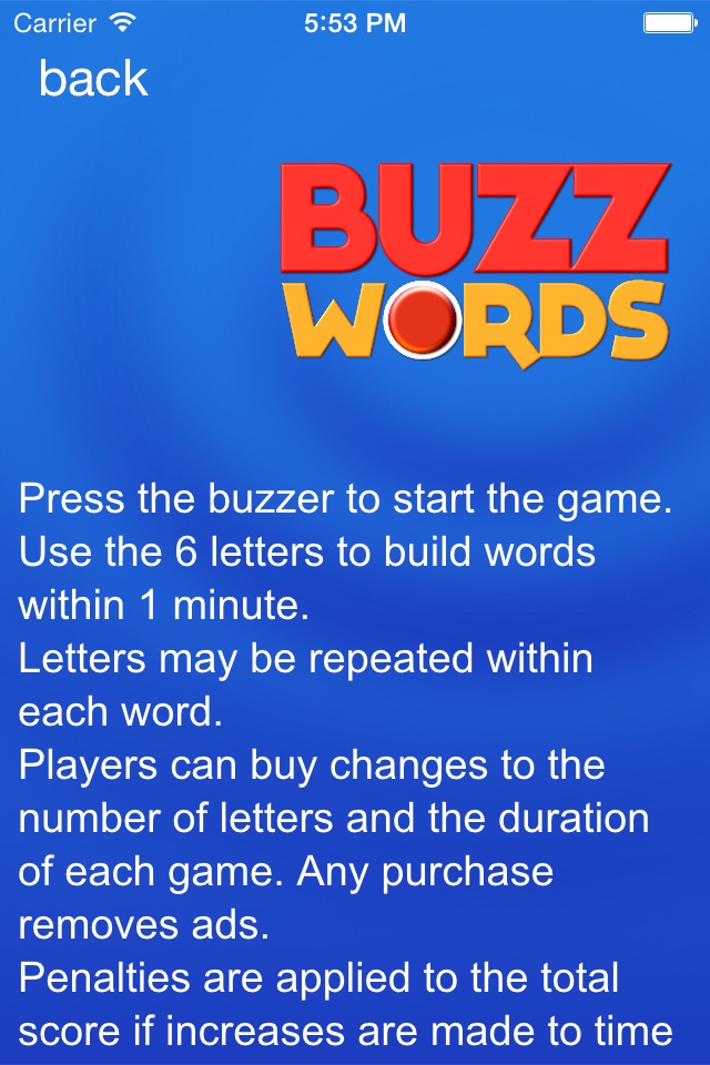 Buzz Words screenshot 2