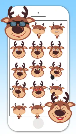 Game screenshot Deer Emojis & Stickers apk