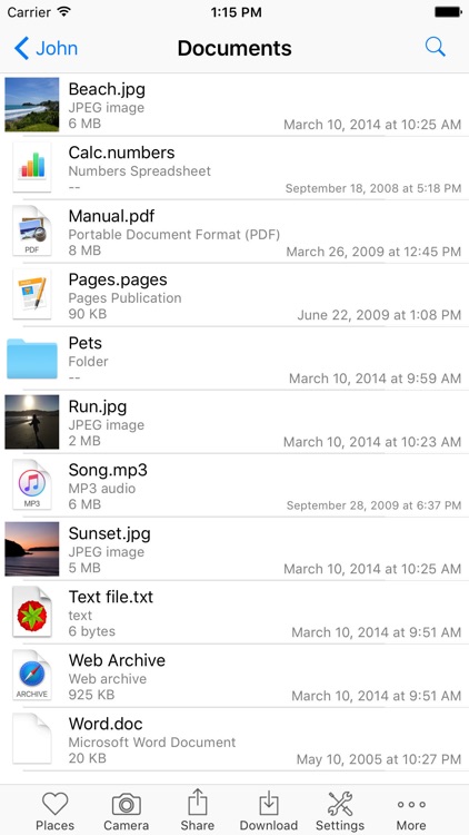 Presence: Mac file access screenshot-4