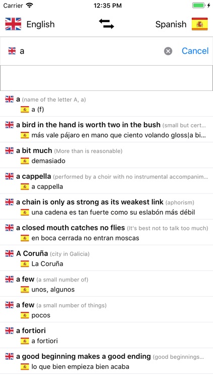 Spanish-English screenshot-3