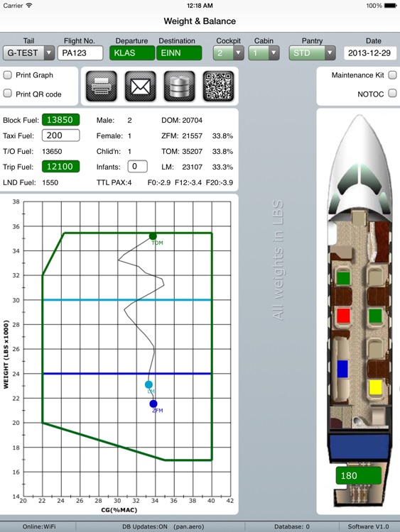 Weight and Balance G200