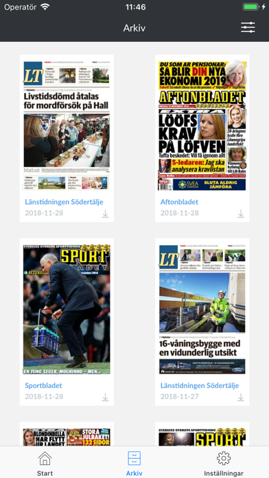 LT Södertälje e-tidning screenshot 2