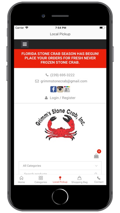 How to cancel & delete Grimm's Stone Crab, Inc from iphone & ipad 3