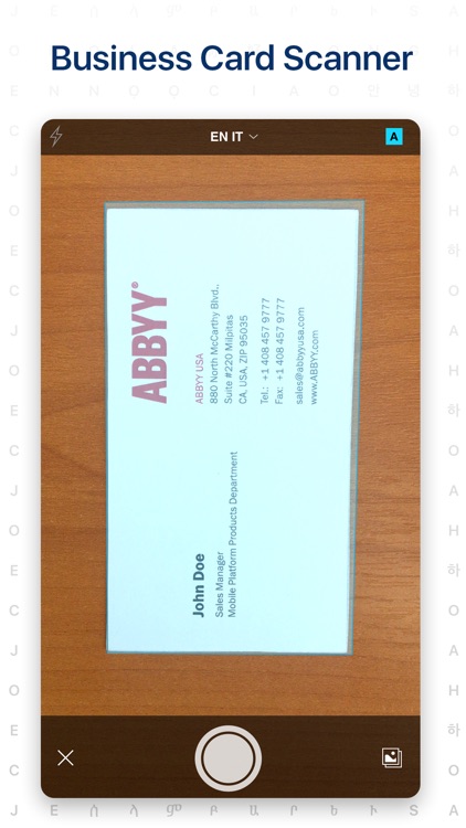 Business Card Scanner screenshot-0
