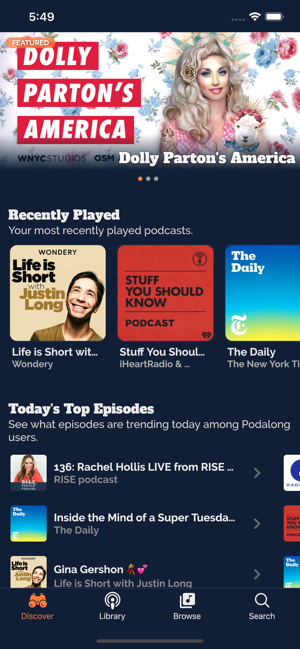 Podalong Podcast Player(圖1)-速報App