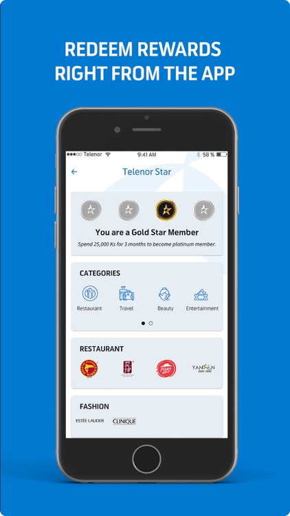 MyTelenor, Myanmar