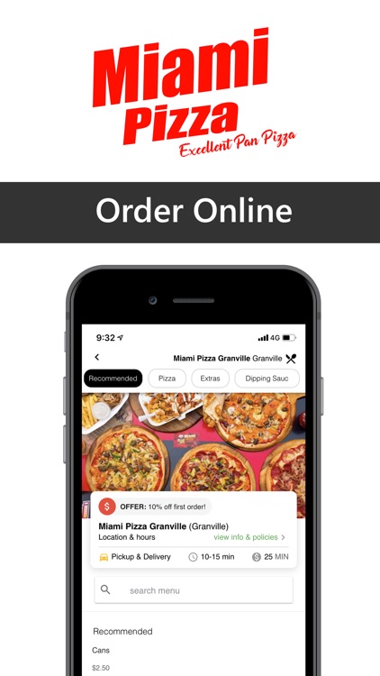 Miami Pizza Online Ordering