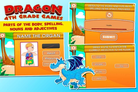 Dragons 4th Grade School Games screenshot 4