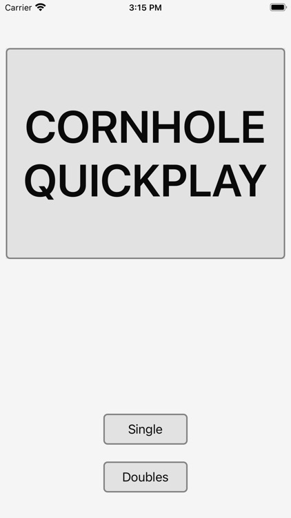 Cornhole Quickplay