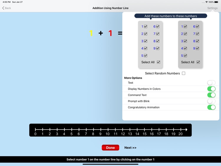 Addition Using Number Line screenshot-3