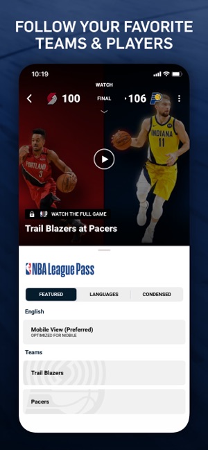 nba league pass itunes