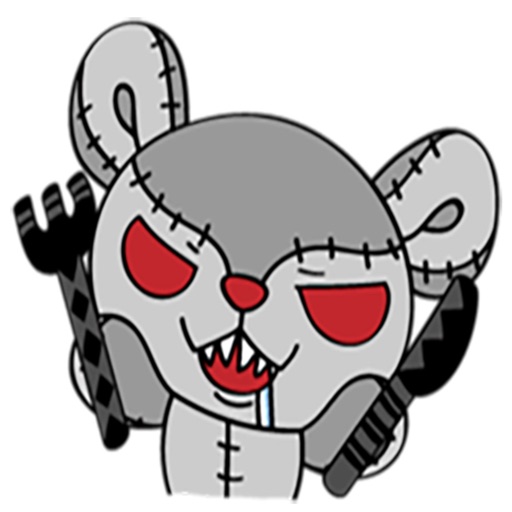 Devil Teddy Bear Stickers Icon